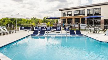 Resort style swimming pool